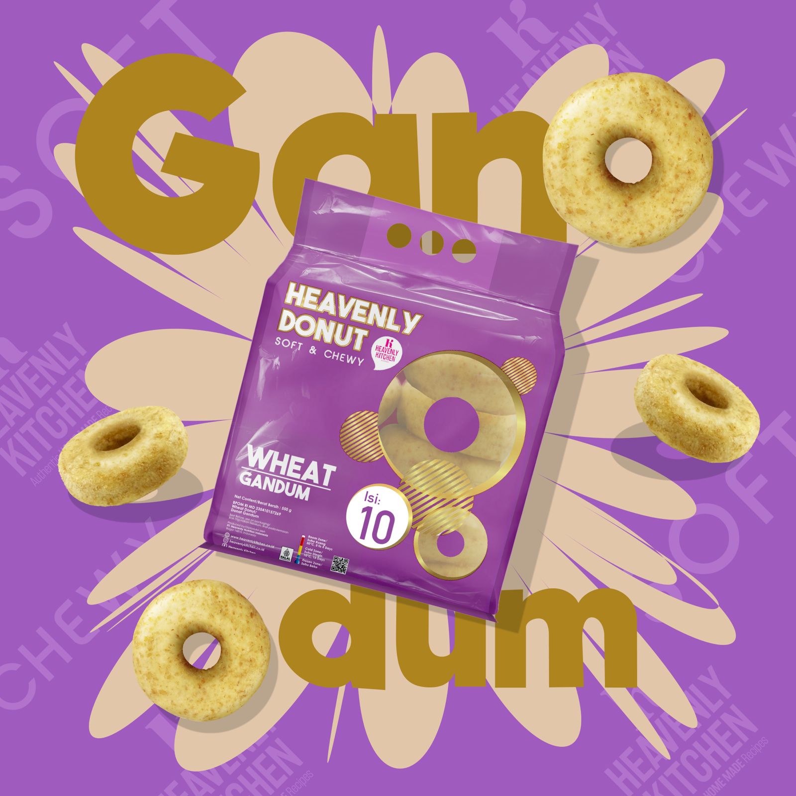 Donut Gandum heavenly kitchen