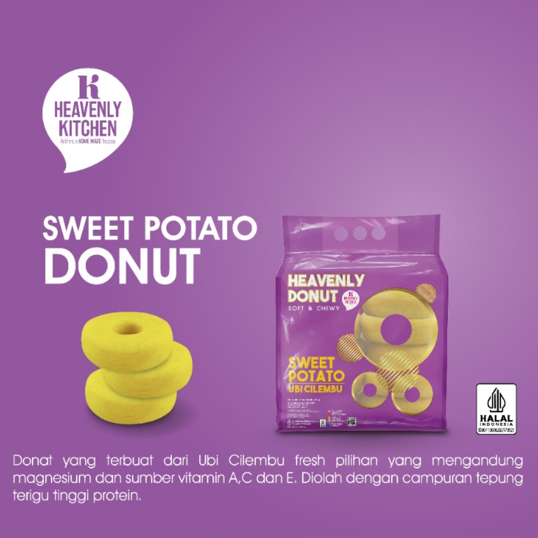 Donut Ubi Cilembu heavenly kitchen